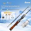 Ice Fishing Set: Soft Tip Rod, Flat Tail Rod, Winter Spinning Reel, Raft Fishing, Shrimp Fishing Rod