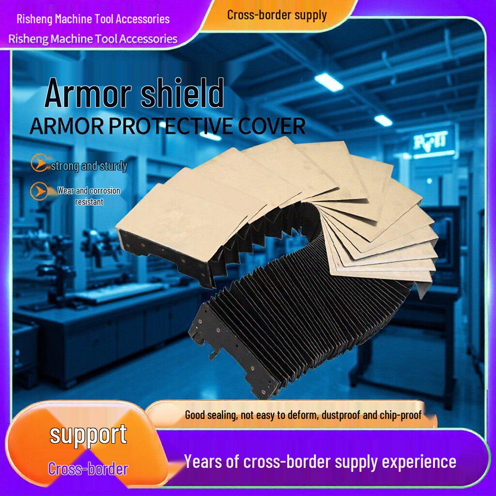 Stainless Steel Telescopic Armor Dust Cover for CNC Machine Tools