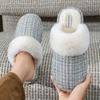 Cixi cotton slippers women winter spring and autumn indoor home use warm non-slip home Cixi winter plush men