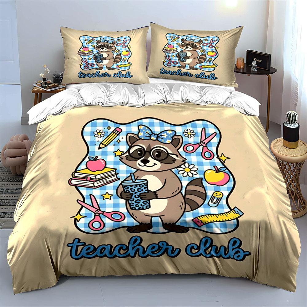 Saint Patrick's Day Clover Bedding Duvet Cover Set Duvet Cover Pillowcases (1*Duvet Cover 2*Pillowcases, without duvet insert)