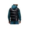 Jordan Solid Color Glossy Stand Collar Zipper Sleeveless Vest Men Vests Black FV7273-010