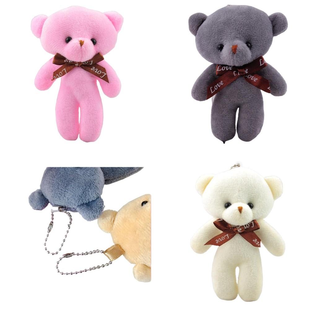 Charming Teddy Bear Stuffed Doll Keychain For All Ages