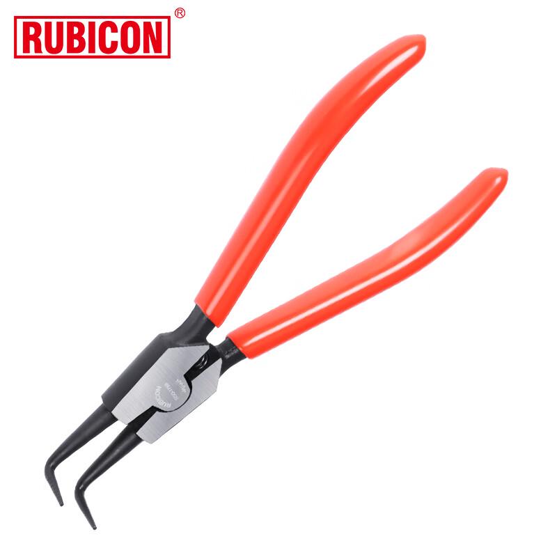 RUBICON RSO-175B 7-inch Bent Nose External Circlip Pliers