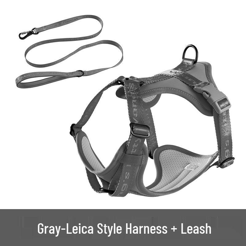 Adjustable Vest-Style Anti-Pull Dog Harness & Leash for Medium To Large Dogs