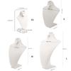 Portable Lint Jewelry Storage Bust for Necklaces Stylish Display Stand with Elegant Color Accessory for Storefronts
