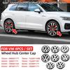 4 pz Adesivi Coprimozzo Ruota Auto Tappo Mozzo Accessori Decorazione Auto Per Volkswagen R Golf 4 Motion GTI Polo Touran Octavia