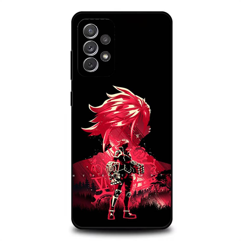 

Чехол для телефона Anime Arcane Jinx Vi для Samsung S 25,24,23,22,30,21,10,9,Ultra,Plus,Lite,FE,4,5G Черный Мягкий Чехол SamsungS20