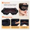 3D maska ​​na spaní Block Out Light Měkká polstrovaná maska ​​na spaní na oči Slaapmasker Eye Shade Pomůcka na spaní na oči Páska na oči