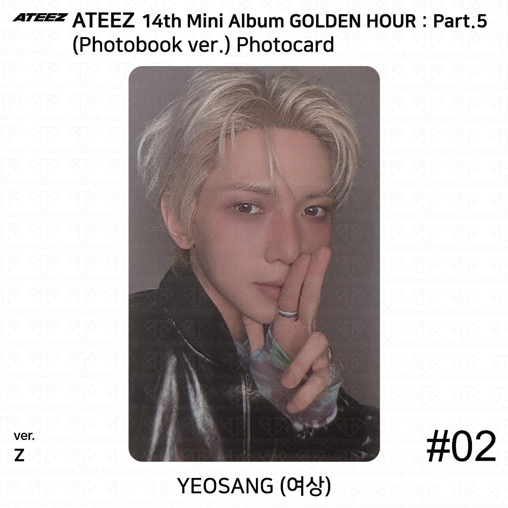ATEEZ 14th Mini Album Golden Hour Part.5 Photobook ver. Photocard Z VER