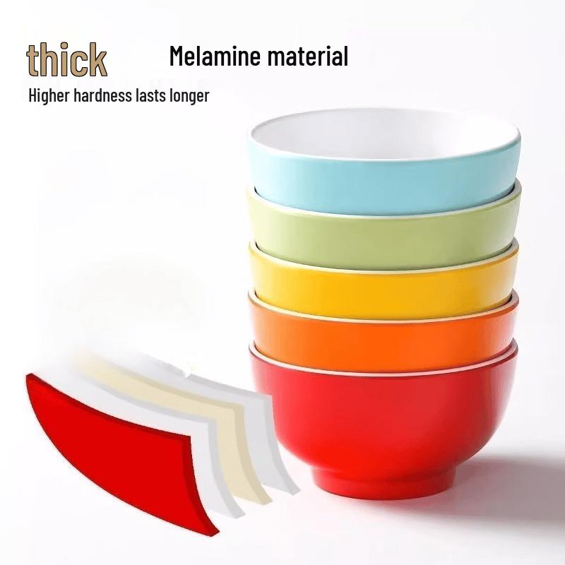 Durable Melamine Restaurant Rice Bowls