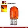 1pcs T20 7440/7443 Signal Light 12V21W Clear Glass DRL Daytime Running Lights Turn Stop Signal Brake Tail Light Bulbs