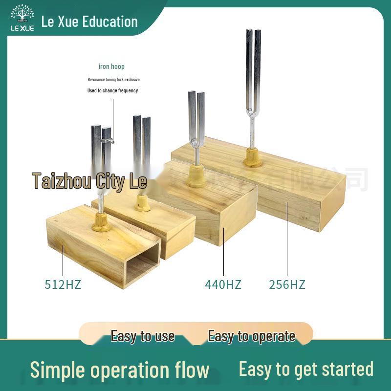 Dual-Frequency 512/256 Hz Tuning Fork for Acoustic Experiments and Sound Resonance Demonstrations 512 Hz Tuning Fork