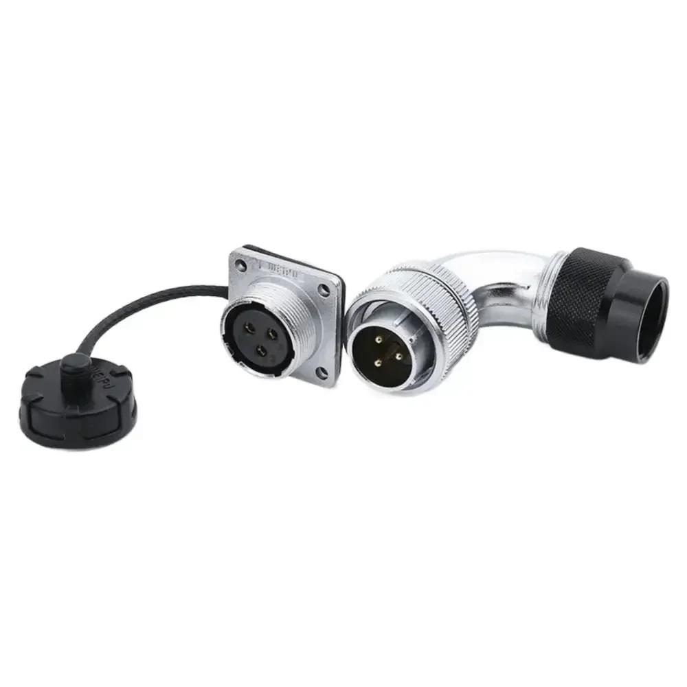 WEIPU WS20 TC+Z 2 3 4 5 6 7 8 9 12 15Pin IP65 Male Plug Female Socket Power Adapter Industrial Automotive Soldering Connector