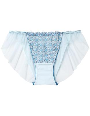 Unnanacool Women's Shorts [MADE WITH LIBERTY FABRIC] LB1081 (Pair) Cotton Blend (Inner Side) LF1081 (BU)