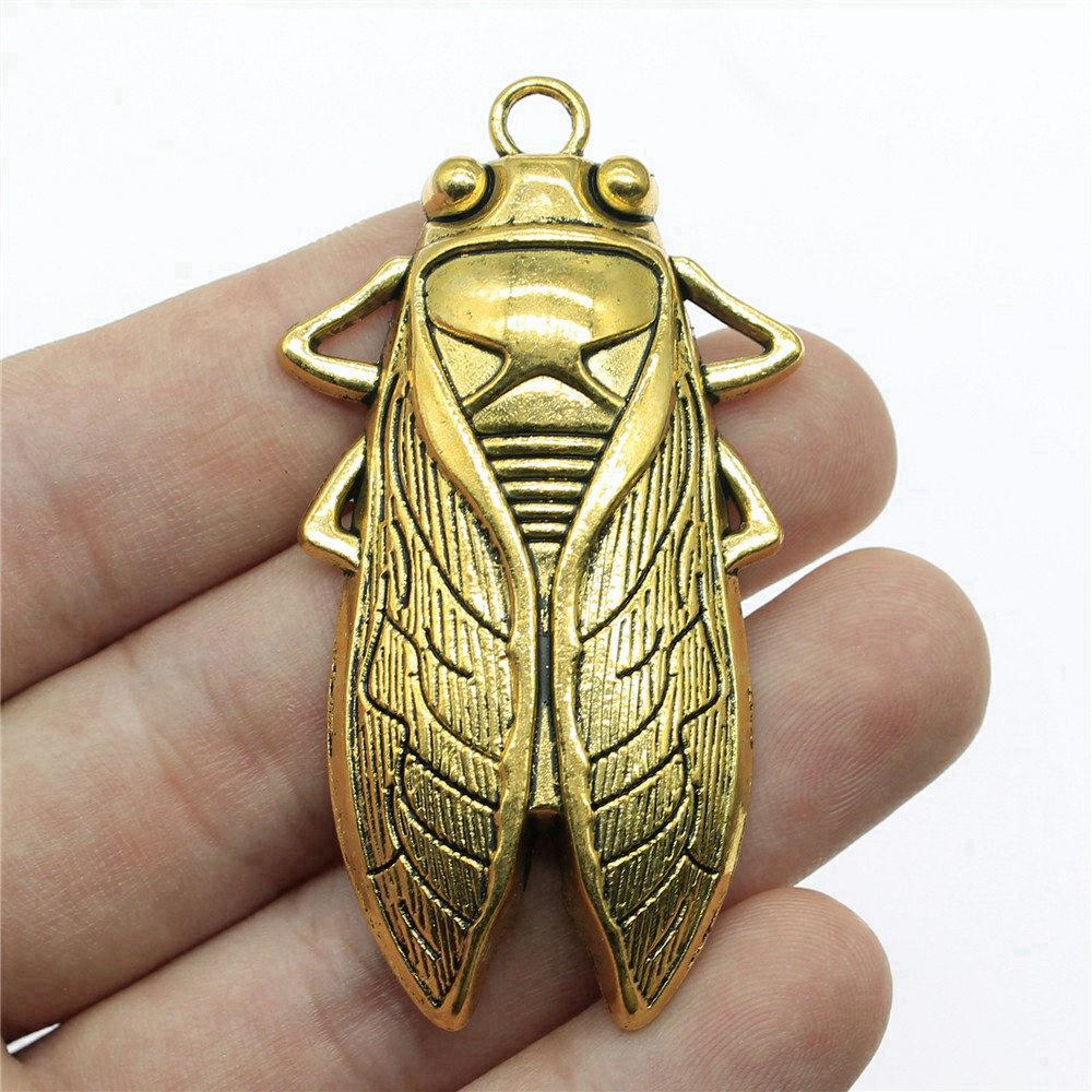 Żaby Owady Stworzenia Ogrodowe Amulet Antyczny Brąz Stop Cynku Materiały do Tworzenia Biżuterii Styl Dziecięcy Bransoletka Amulety