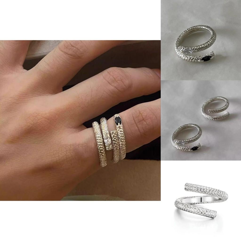 Elegant High-end Copper Gemstone Ring For Women With Unique Adjustable Open Design