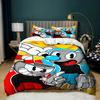 Exquisite The Cuphead Show Cartoon Bedding Sets Bed Supplies Set Duvet Cover Bed Comforter Set Bedding Set Birthday Gift