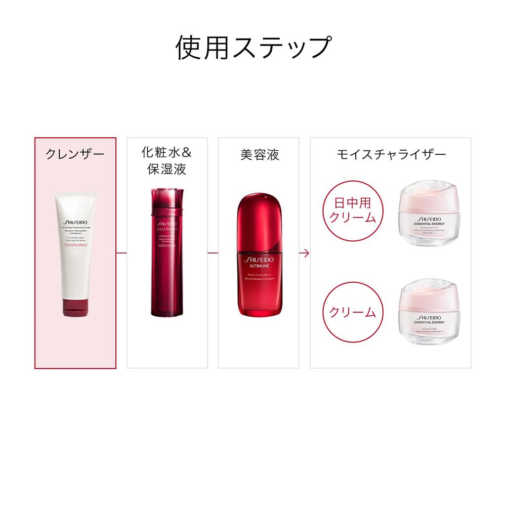 SHISEIDO Hautpflege Clarifying Cleansing Foam 125g Gesichtsreiniger Seifenschaum Erfrischender Grün-Blumiger Duft Reine Haut Shiseido &