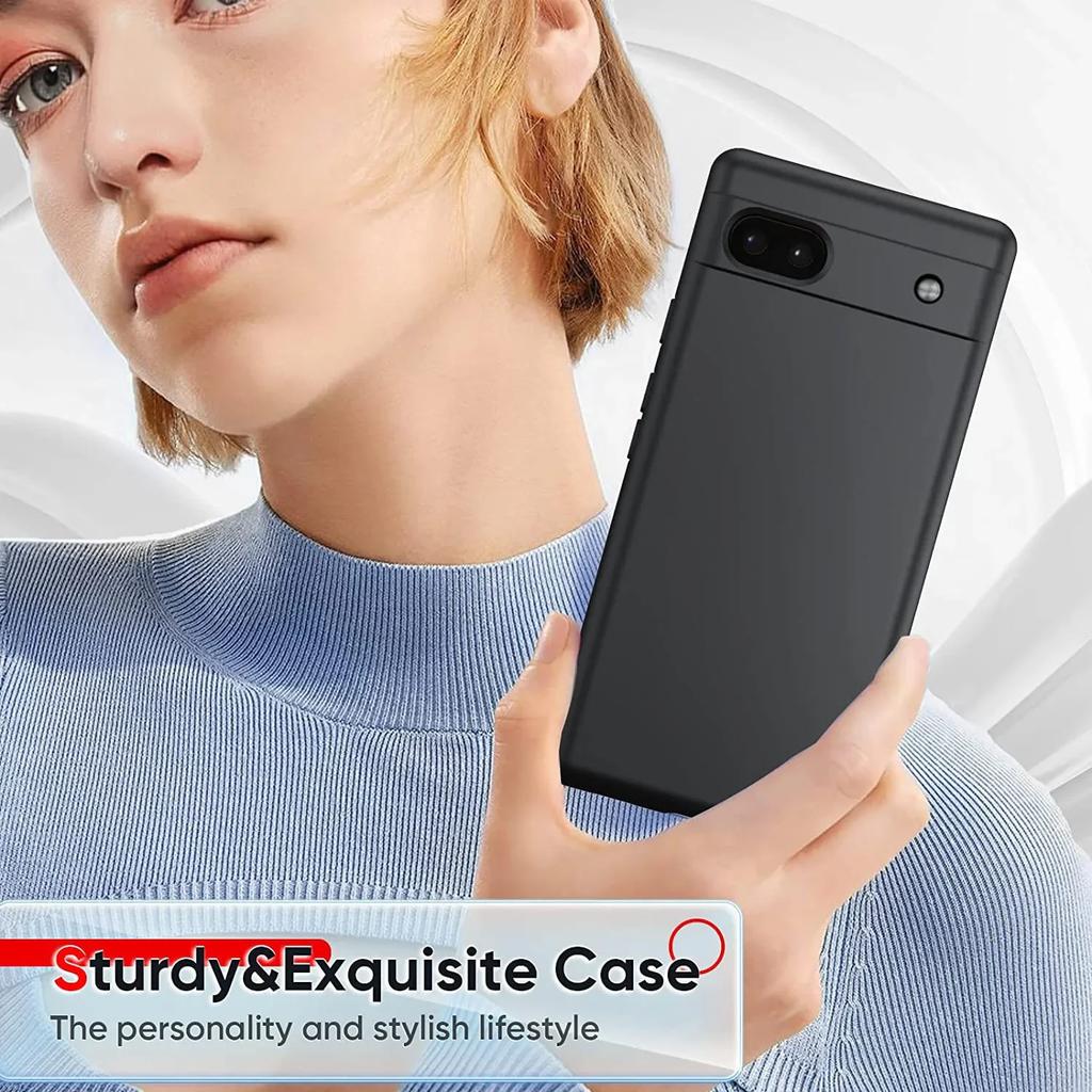 For Google Pixel 7 7A 8A Case Liquid Silicone Soft Cover For Google Pixel 6A 6 8 9 Pro XL 9A 9Pro XL 4A 4G G Phone Case