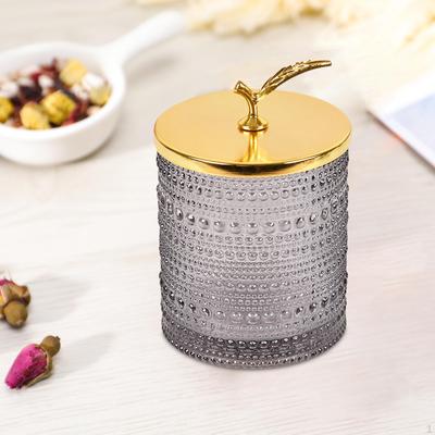Ev Tipi Cam Kavanozlar Atıştırmalıklar, Tatlılar, Şekerlemeler, Şeker, Kurabiyeler için Gıda Tahıl Saklama Kapları,