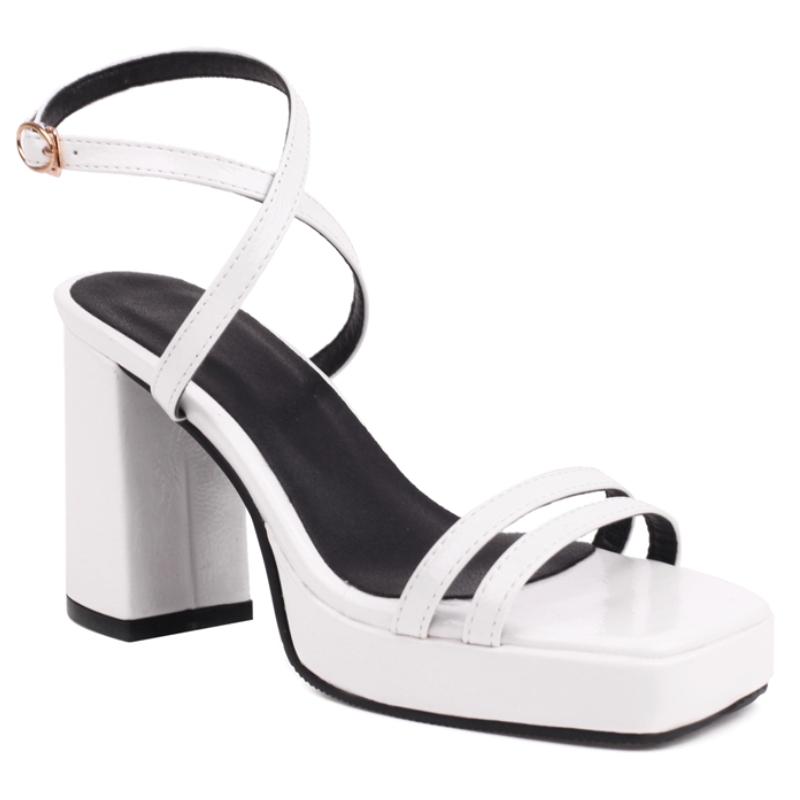 Platform Summer Shoes Women's Sandals 2025 High Heels Ankle Strap Gladiator Flip Flops Female Footwear Party Wedding Shoes Lady