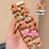 10 Multi-Colored Capybara Hair Ties, a Gift for Cute Girls, the Best Choice for Wearing When Going Out and at School