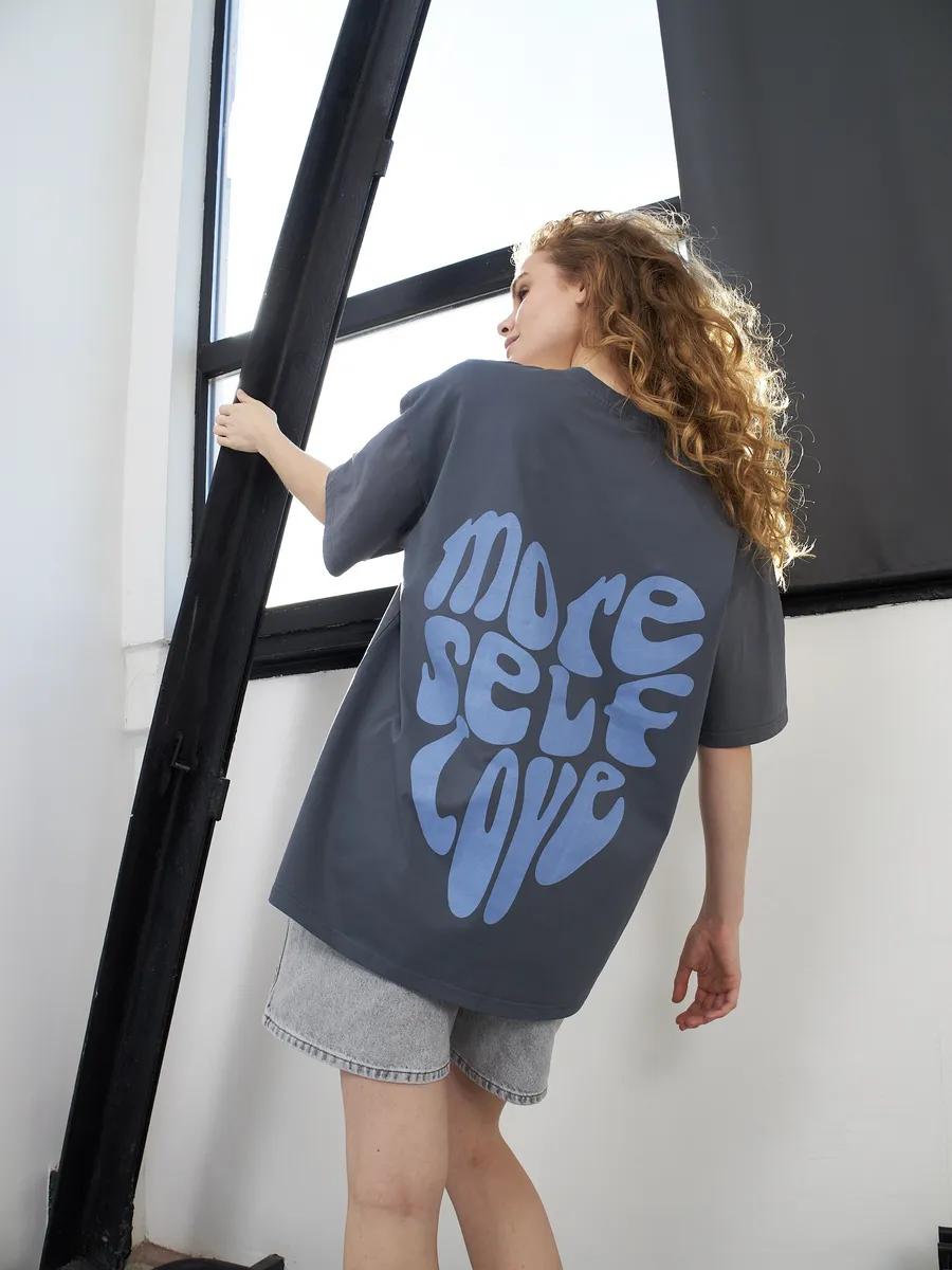 Oversized print T-shirt 100% cotton plus size 3XL