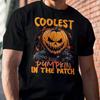 Coolest Pumpkin Halloween T Shirt Vintage Stylish Fashion Streetwear Homme Unisex Top For Everyday Wear Designer Clothes