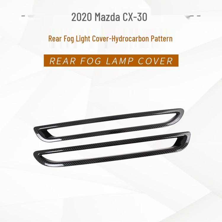 2020 Mazda CX-30 Carbon Fiber Door Bowl, Headlight Frame & Mirror Decals