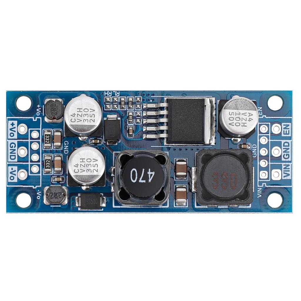 DROK Micro Boost Voltage Converter DC 4.8-35V to DC ±15V Positive Negative Dual Output Module 660mA Power Regulator Step Up Volts Transformer Board