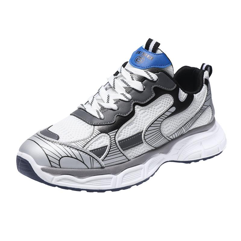 Mens Casual Sneakers Luxury Running Shoes Breathable Skateboard Shoes Chunky Comfortable Casual Sneakers Men Tenis Masculino