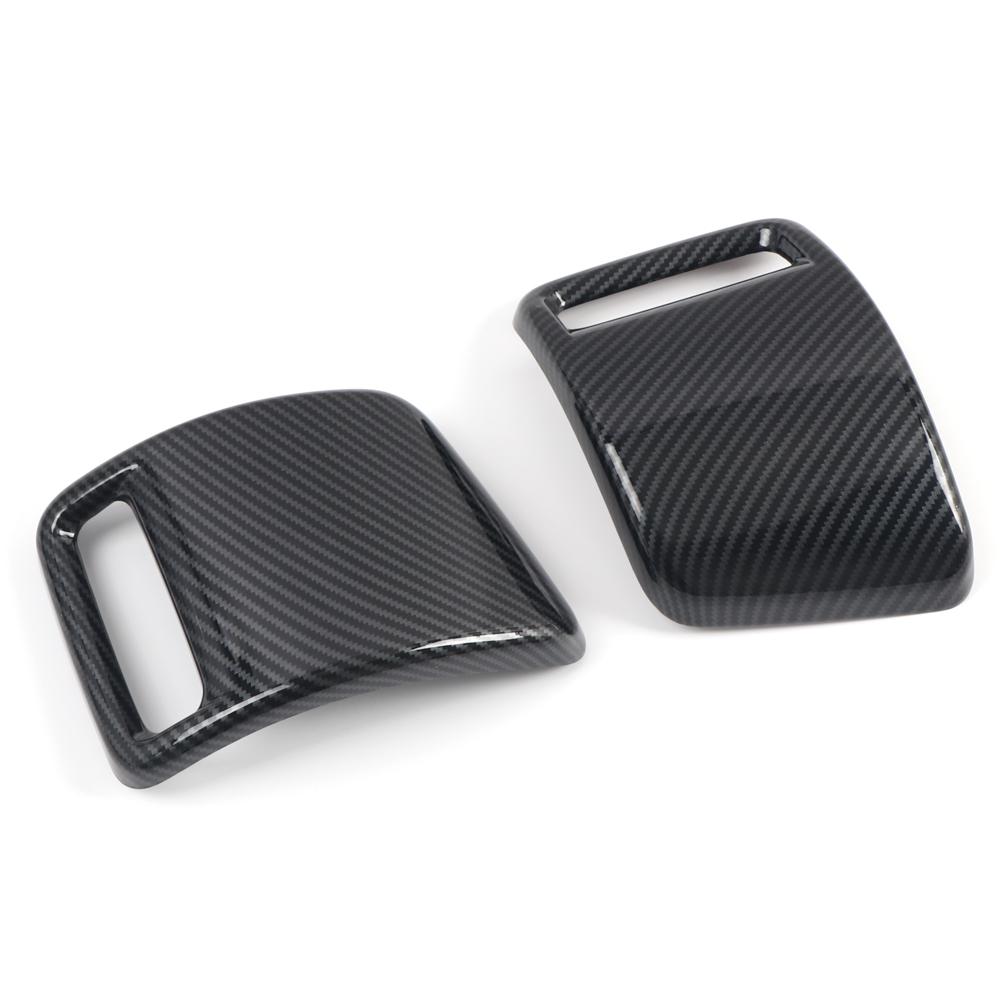 Carbon Fiber ABS Rear Tail Light Cover Trim for Dodge Ram 1500 2019 2020 2021