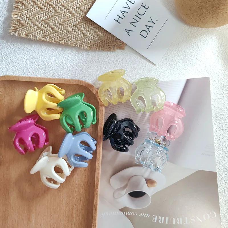 2 Stück Koreanisch Niedlich Süßigkeiten Bunt Haarnadel Haarspangen Klemmen Griffe für Mädchen Frauen Kinder Kind Haar Party Accessoires Krabbe Stirnband