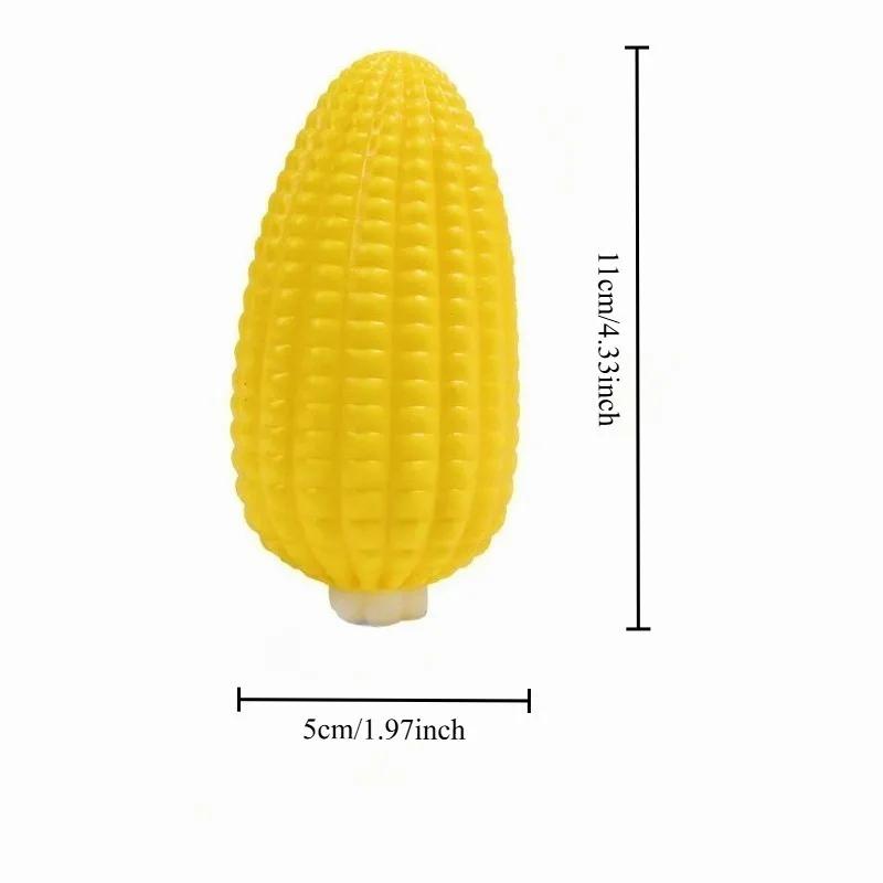Squishy Simulated Corn Fidget Toys Soft Anti Stress Squishy Venting Corn Slow Rebound Decompression Squeeze Toy For Adults