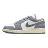 Jordan Air 1 Kožené Nízke Pohodlné Športové Minimalistické Nízke Basketbalové Topánky Pánske Tenisky Sivá 563460-065