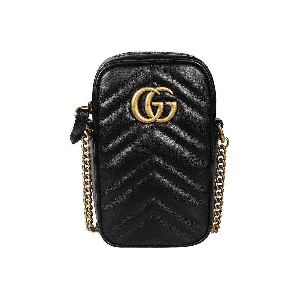 Gucci Borsa Piccola GG Marmont Nera Borse da Donna 598597-DTDCT-1000