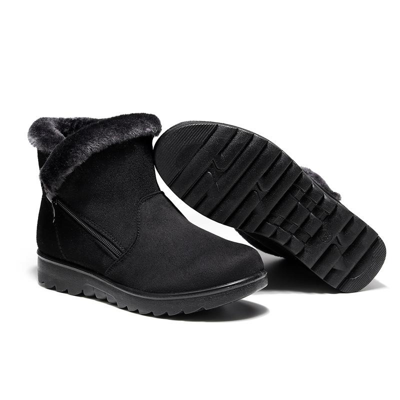 Winter New And Old Beijing Cloth Shoes Women 'S Warm Elderly Snow Boots Large Size Cotton Boots Middle -Aged And Elderly Cotton Shoes