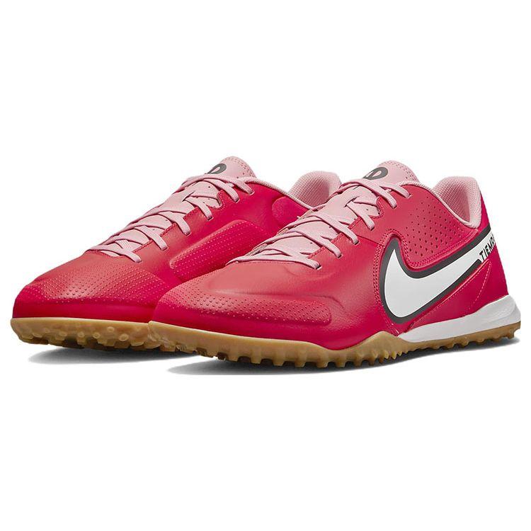 Nike Tiempo Legend 9 Academy TF Siren Red Unisex Sneakers Citron-Tint Bleached-Coral Summit-White DA1191-618