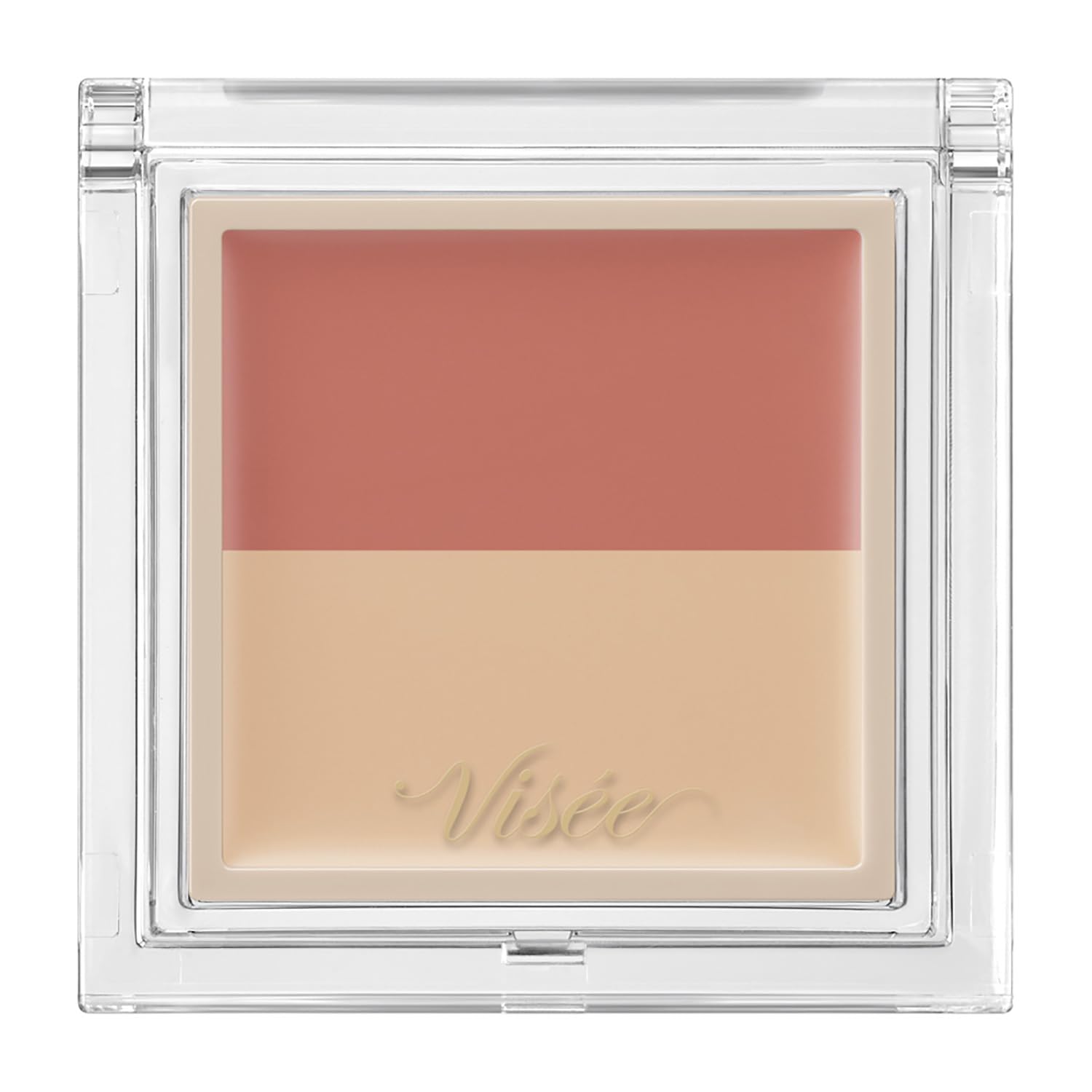 Visee Color Duo Trick Concealer 05 Red (Light Beige) covering dark circles compact orange multicolor 2.5g