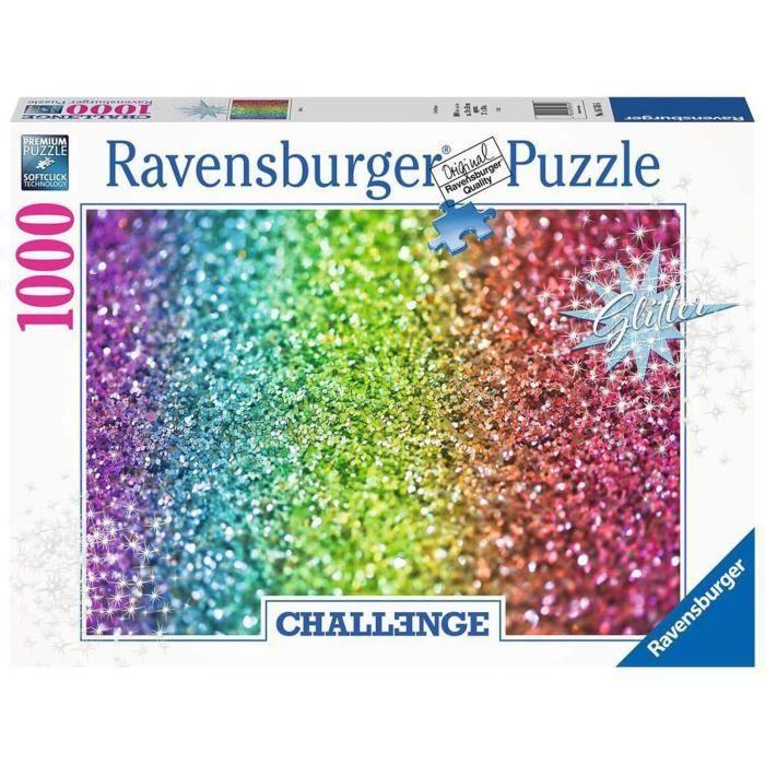 Puzzle 1000 pièces - ravensburger - challenge puzzle - coloris unique - mixte - adulte