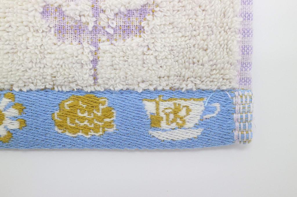 Marushin Karel Capek Tea Shop Hand Alice in the Flower 34 x 36 Product 3705016000 Towel, Garden, cm, 100% Cotton, No-Twist Yarn, Number