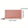 Women Long Wallets Purses Luxury Love Heart Wallets for Ladies Girl Money Pocket Card Holder Female Wallets Phone Clutch Bag