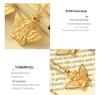 Women's 18K Gold Angel Pendant Necklace - European & American Hip Hop Style, Titanium Steel Clavicle Chain