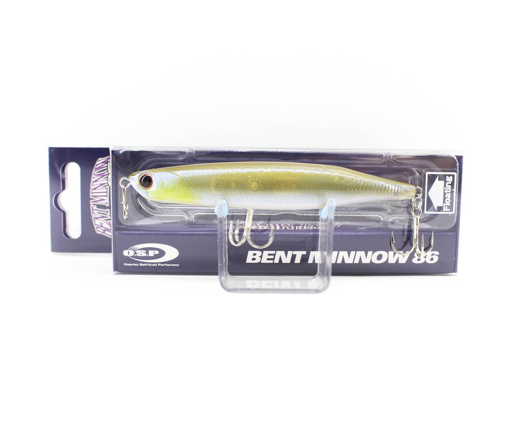 Leurre OSP Bent Minnow 86F - Flottant, 86mm, 5.9g, Pour Eau Douce