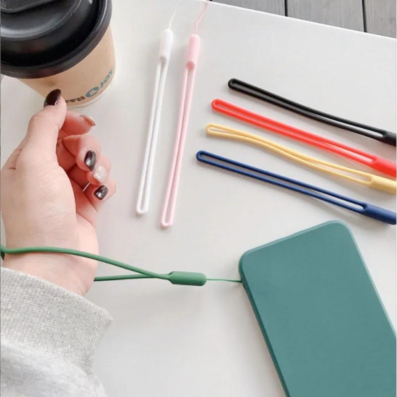 Silicone Wrist Straps Mobile Phone Strap Charms DYM Lanyards for Iphone Strap Camera Keys Cord Lanyard Key Chains Hanging Rope