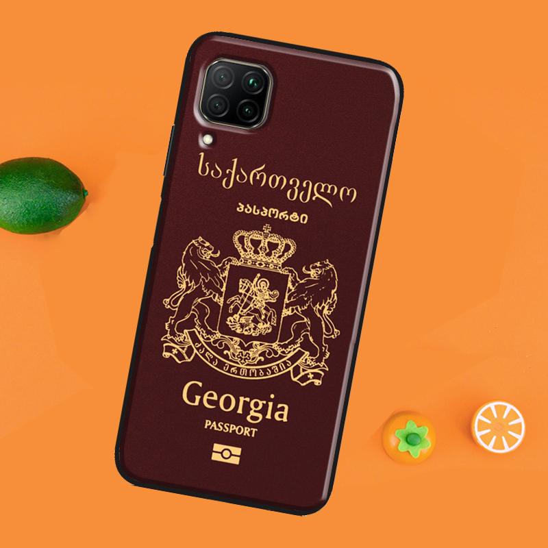 Georgia Grunge Flagge Telefon Fall Für Huawei P40 Lite P20 P30 Pro Nova 5T P Smart Z 2019 2021 Ehre 50 10i 8X 9X