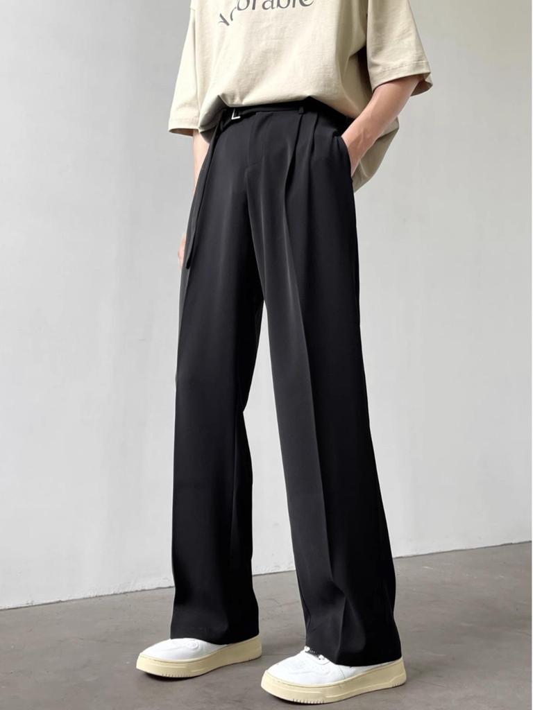 Herren Herbst Leichter Luxus Weite Hosen