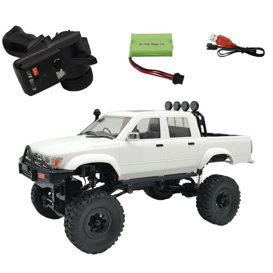 Mașinuță RC Nouă WPL C64-1 1/16 2.4G Scară Completă 4WD Mașină de Escaladă pentru Adulți Vehicul Off-Road C24 Camionetă Control de la Distanță Jucărie pentru Băieți Cadouri