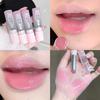 Punk Brown Mirror Water Solid Lip Gloss Moisturizing Mirror Glass Jelly Lipstick Non Stick Cup Water Light Clear Lip Tint Makeup