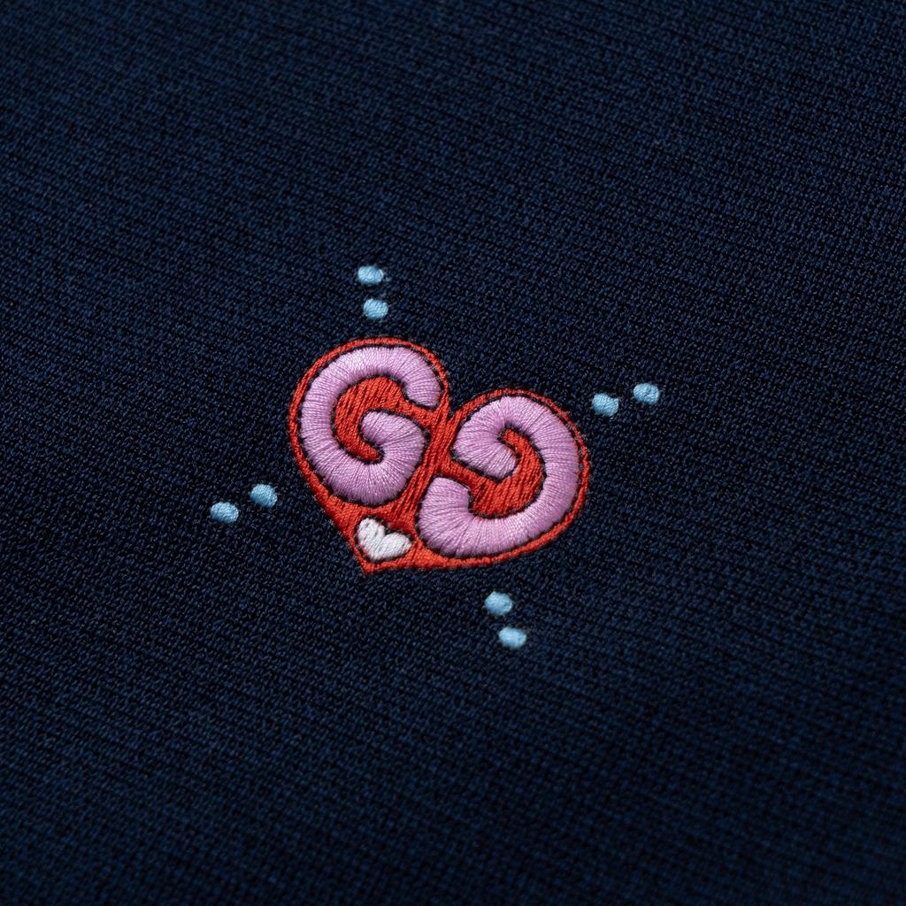 (WMNS) Gucci Fine Knit Sweater With Embroidery 'Navy' Women's 782254-XKD0I-4215